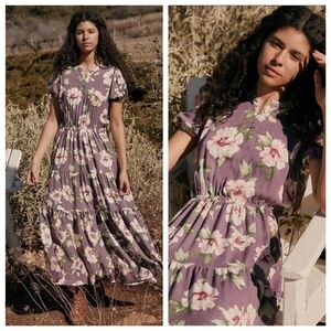 Christy Dawn Floral Tiered Maxi Dress